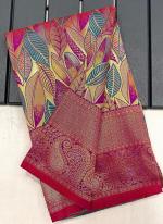 Silk Violet Festival Wear Kanchipattu Saree